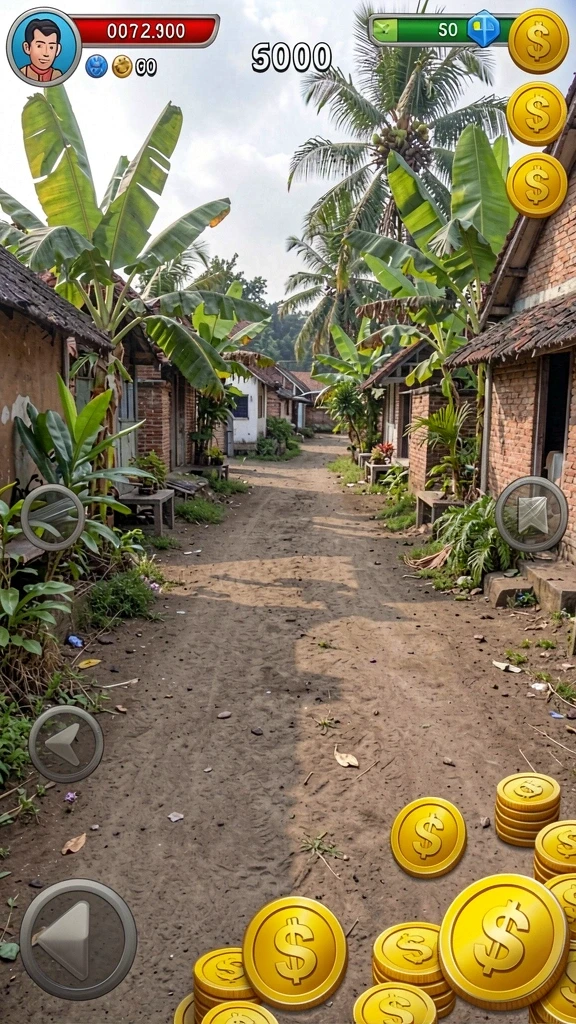 bima11 - Gambaran pertempuran epik antara dua pasukan.