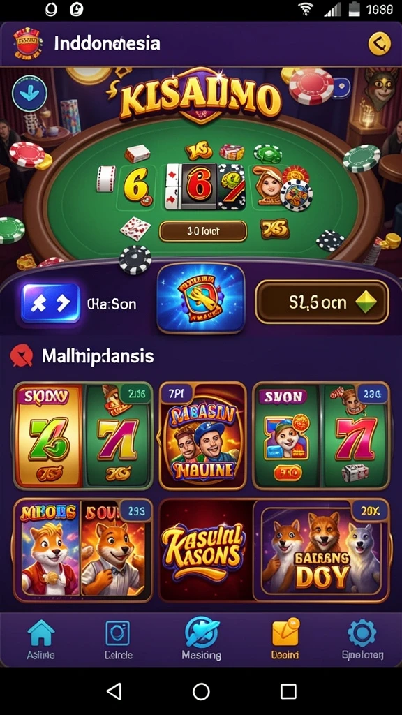 bisabet - Fitur chat untuk berinteraksi dengan pemain lain.