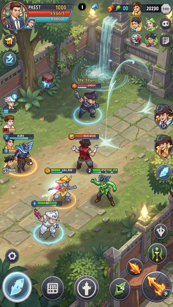 idrrp - Bermain bersama teman dalam mode multiplayer.