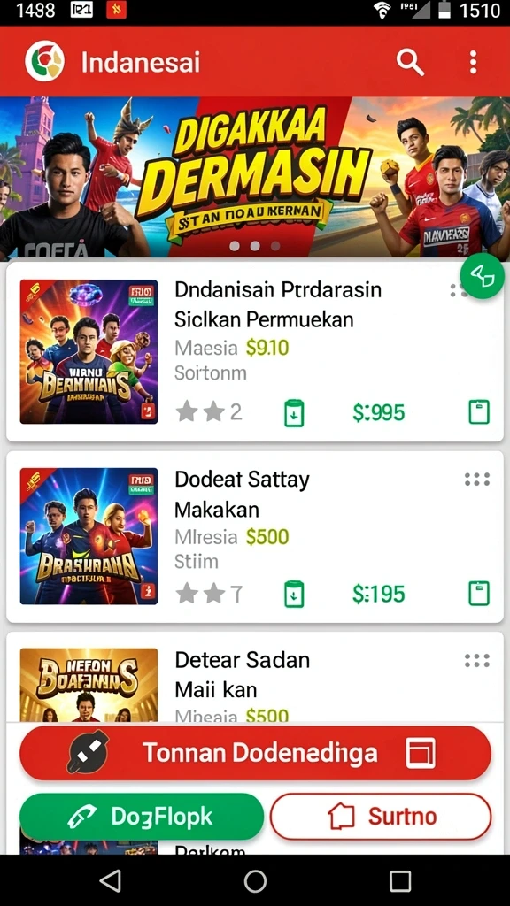mt966 - Berbagai karakter menunggu untuk dimainkan.