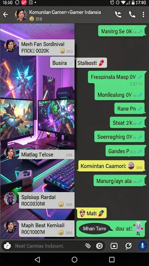 rpwin - Tampilan level yang memukau dan penuh warna.
